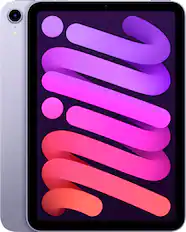 Front. Apple - Geek Squad Certified Refurbished iPad mini with Wi-Fi - 64GB - Purple.