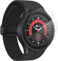 ZAGG - InvisibleShield GlassFusion+ Flexible Hybrid Screen Protector for Samsung Galaxy Watch5 Pro 2022 - Angle_Zoom