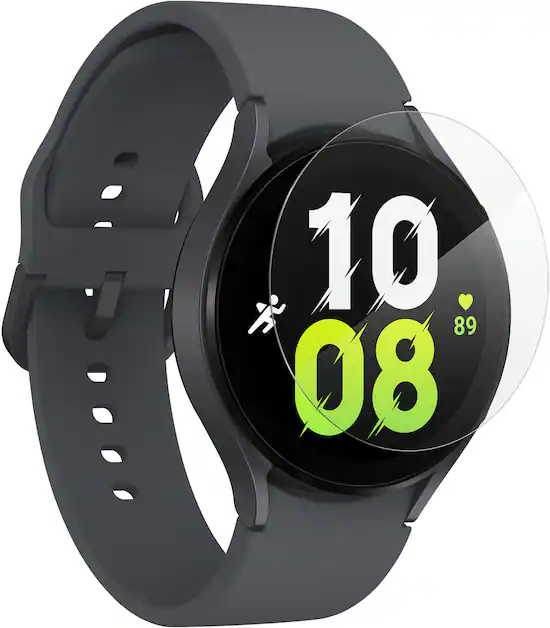 ZAGG InvisibleShield GlassFusion Flexible Hybrid Screen Protector for Samsung Galaxy Watch5 Galaxy Watch6 44mm Clear 200310376 Best Buy