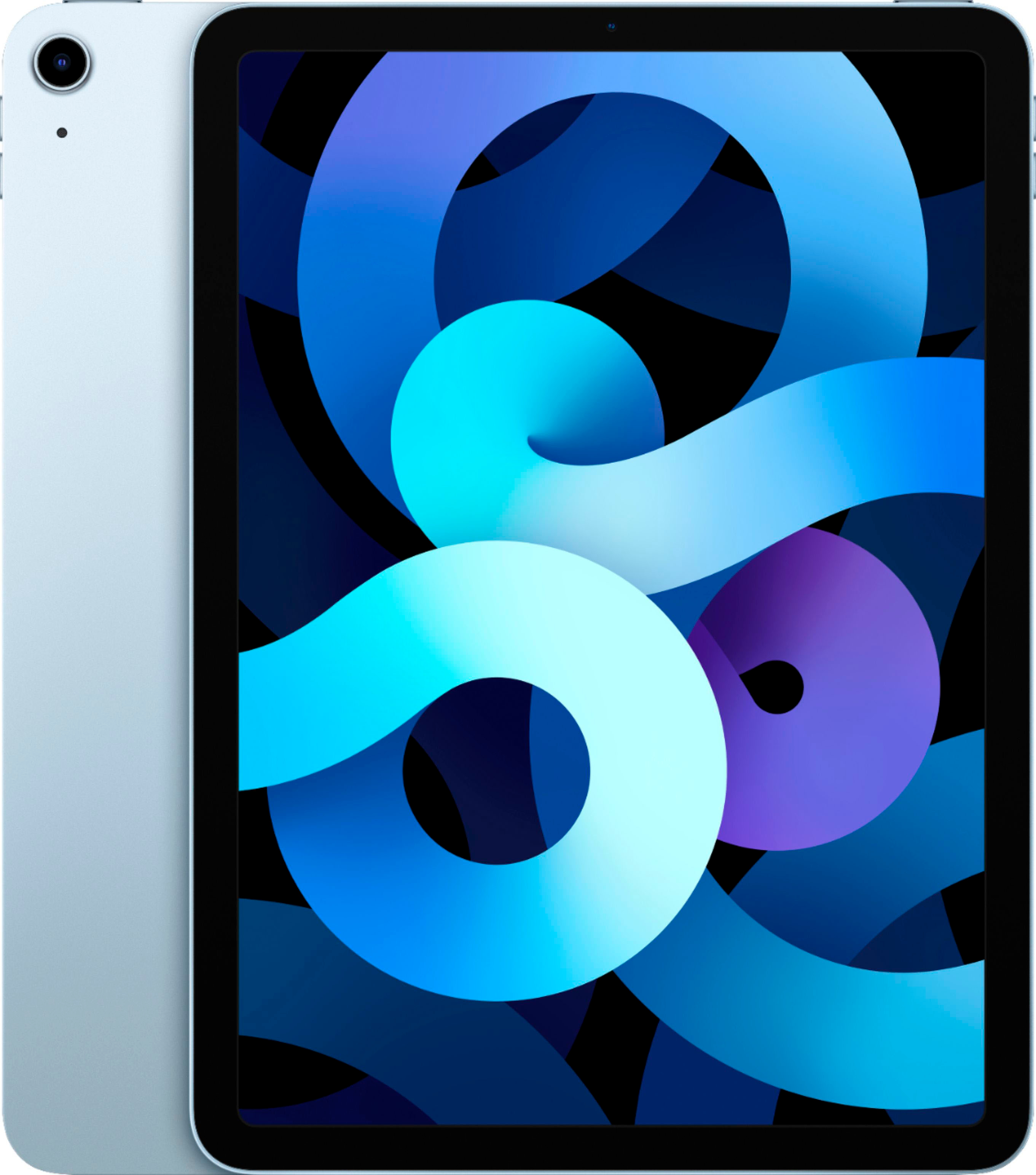 Apple - Geek Squad Certified Refurbished 10.9-Inch iPad Air  - (4th Generation) with Wi-Fi - 64GB - Sky Blue