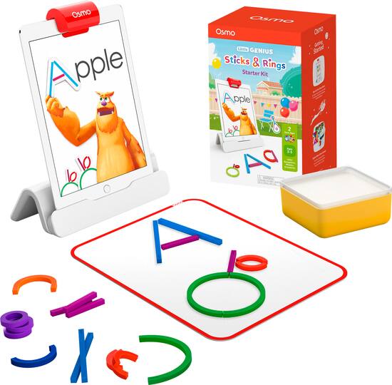 Front Zoom. Osmo - Sticks & Rings Starter Kit for iPad - White.