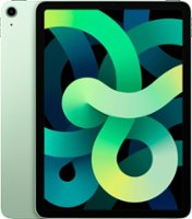 Apple - Geek Squad Certified Refurbished 10.9-Inch iPad Air  - (4th Generation) with Wi-Fi - 64GB - Green - Front_Zoom