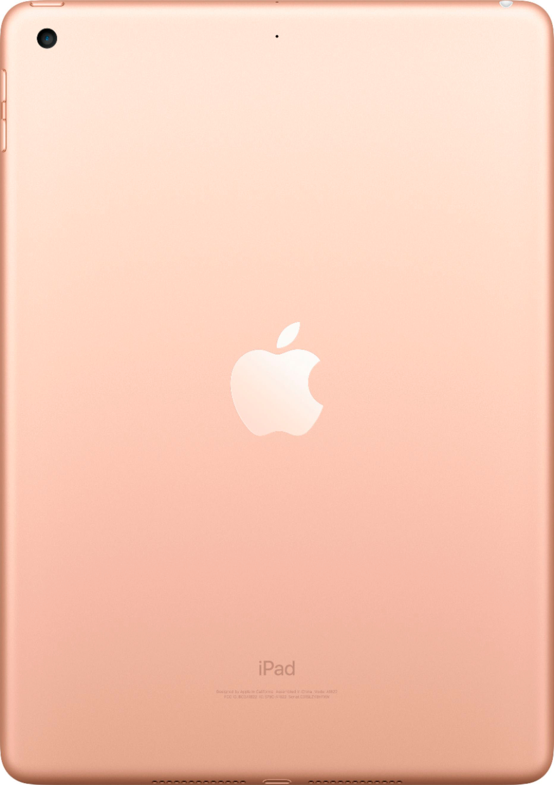 Back View: Apple - Geek Squad Certified Refurbished iPad 6th gen with Wi-Fi - 32GB - Gold