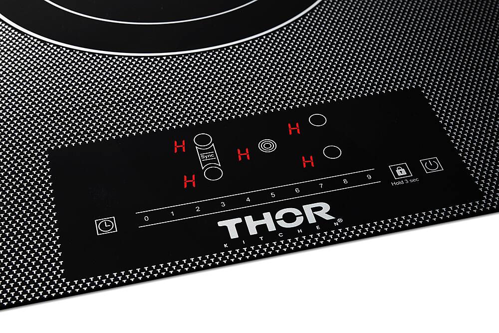 Alt View 14. Thor Kitchen - 36 Inch Electric Cooktop - Black Ceramic Glass.