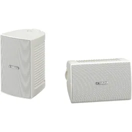 Yamaha - 2-Way High-Performance Wall-Mount Outdoor Speakers - White