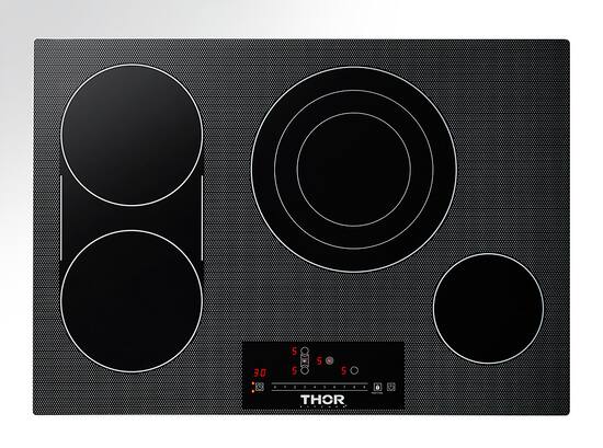 Thor Kitchen 30 Inch Electric Cooktop Black Ceramic Glass TEC30