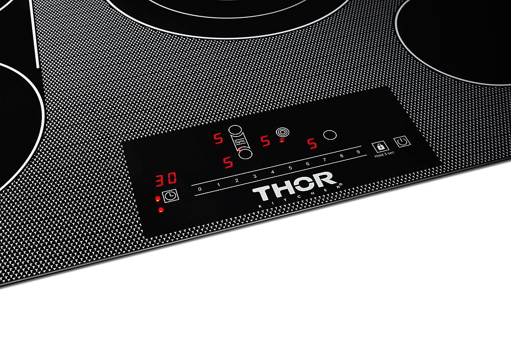 Alt View 14. Thor Kitchen - 30 Inch Electric Cooktop - Black Ceramic Glass.
