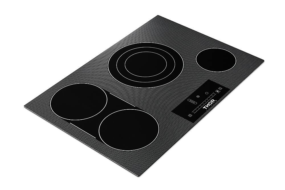 Left. Thor Kitchen - 30 Inch Electric Cooktop - Black Ceramic Glass.