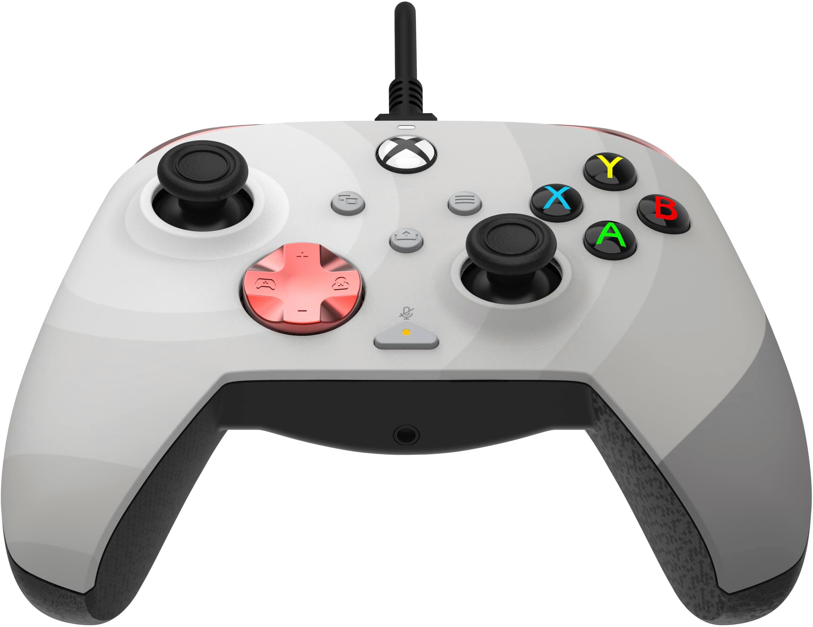 Alt View 12. PDP - REMATCH Advanced Wired Controller For Xbox Series X|S, Xbox One, & Windows 10/11 PC - Radial White.