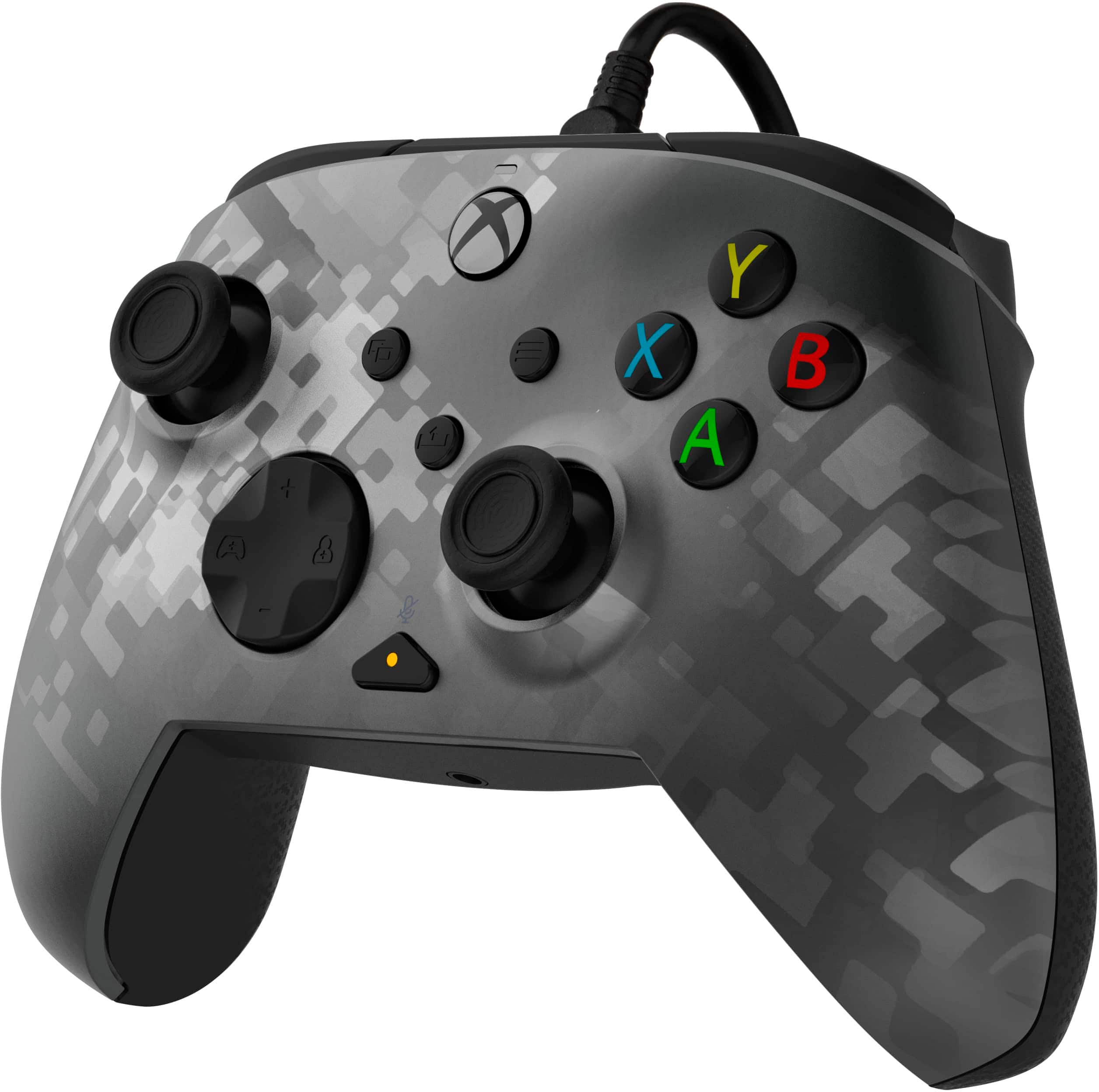 Alt View 11. PDP - REMATCH Advanced Wired Controller For Xbox Series X|S, Xbox One, & Windows 10/11 PC - Glitch Black.