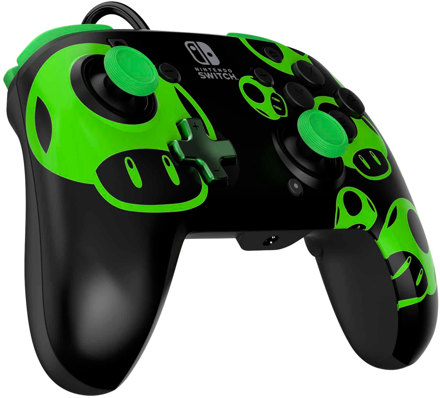 PDP Rematch Nintendo Switch Wired Pro Controller: Glow in the Dark