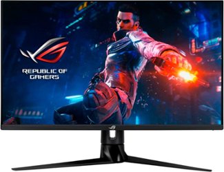 ASUS - ROG Swift 32” IPS LED 4K G-SYNC Monitor with HDR (DisplayPort,USB) - Front_Zoom