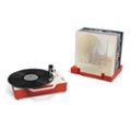 Alt View 13. Victrola - Re-Spin Sustainable Bluetooth Suitcase Record Player - Poinsettia Red.