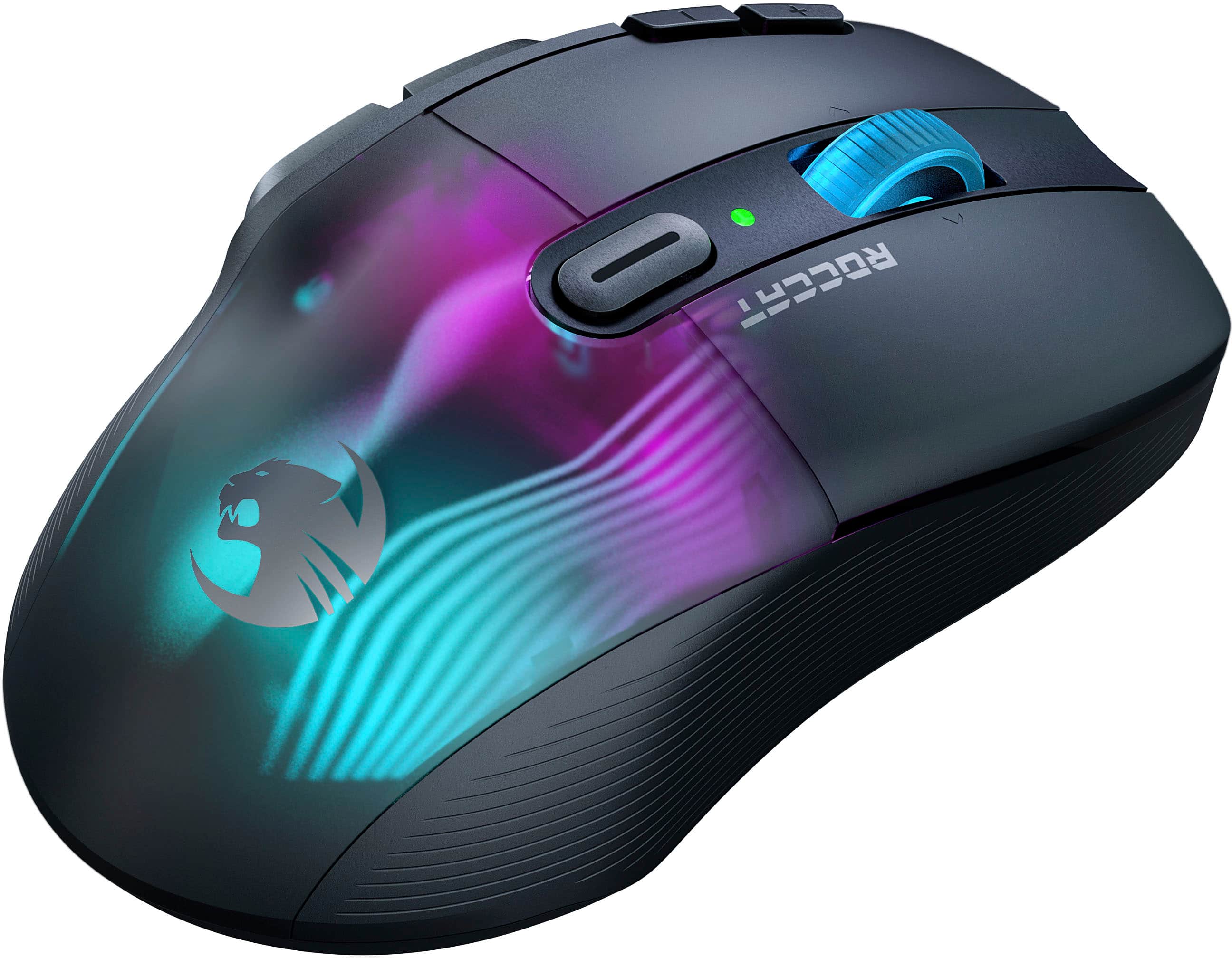  ROCCAT Kone XP Air – Wireless Customizable Ergonomic RGB Gaming  Mouse, 19K DPI Optical Sensor & Sense AIMO XXL Ultra-Wide PC Gaming  Mousepad, RGB Illumination, High Precision, Non Slip Back : Electronics