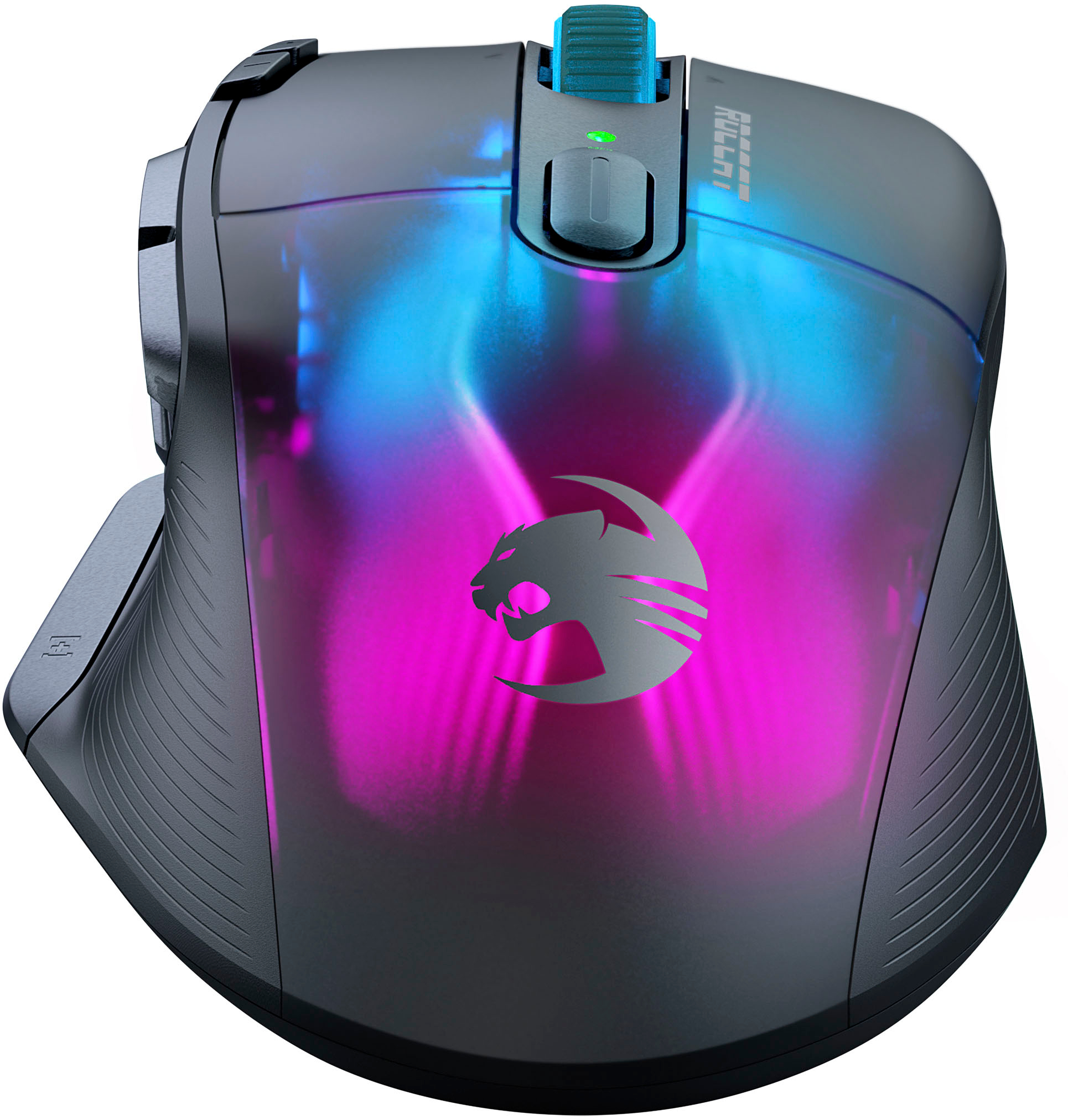  ROCCAT Kone XP Air – Wireless Customizable Ergonomic RGB Gaming  Mouse, 19K DPI Optical Sensor, 100-hour Battery & Charging Dock, 29  Programmable Inputs & AIMO RGB Lighting, 4D Wheel – Black 