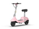 OKAI - EA10 Pro Electric Scooter with Foldable Seat  w/35 Miles Operating Range &  15.5mph Max Speed - Pink