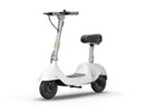 OKAI - Ceetle Pro Electric Scooter with Foldable Seat w/35 Miles Operating Range & 15.5mph Max Speed - White
