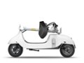 OKAI - Ceetle Pro Electric Scooter with Foldable Seat w/35 Miles Operating Range & 15.5mph Max Speed - White_3