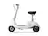 Left. OKAI - Ceetle Pro Electric Scooter with Foldable Seat w/35 Miles Operating Range & 15.5mph Max Speed - White.