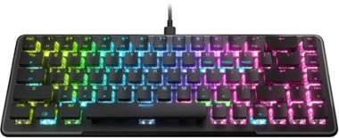 ROCCAT - Vulcan II Mini – 65% Wired Gaming Keyboard With Customizable AIMO RGB Illumination - Black - Front_Zoom