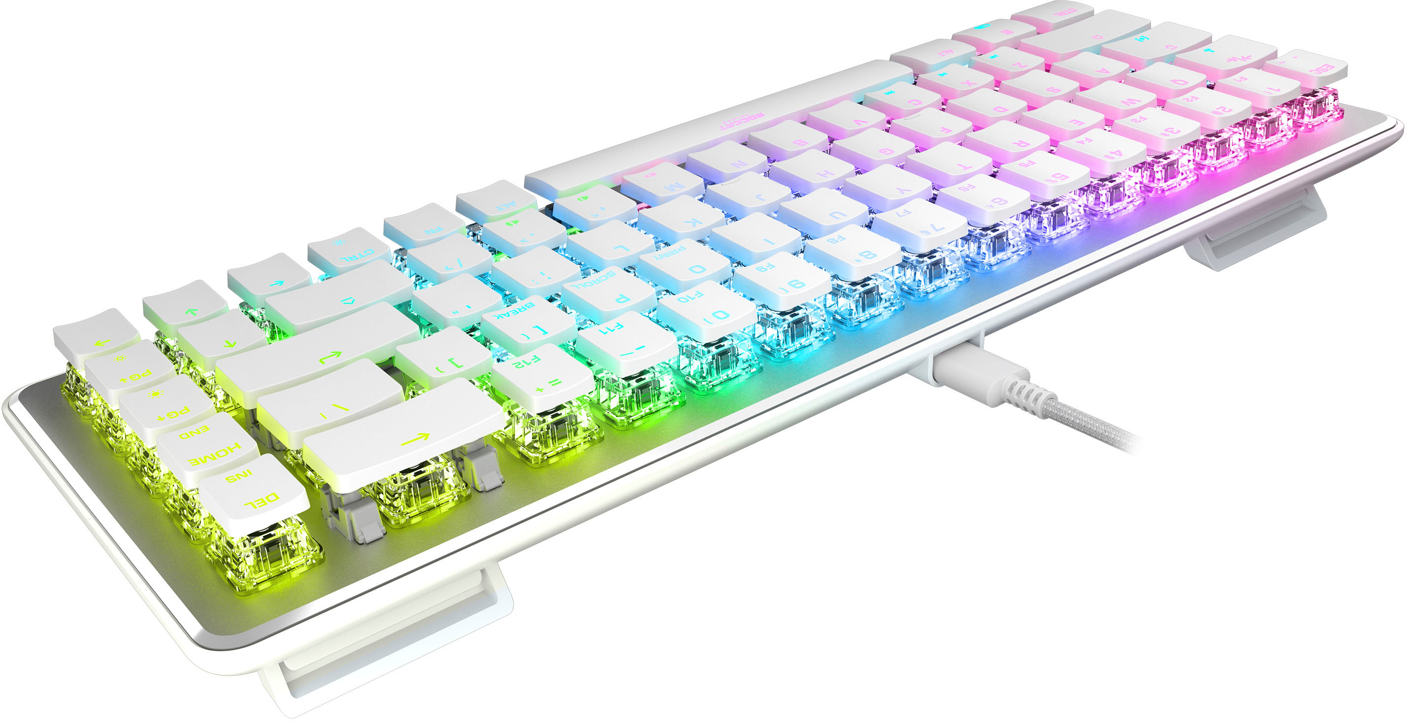 ROCCAT Vulcan II Mini – % Wired Gaming Keyboard With Customizable AIMO  RGB Illumination White ROC   Best Buy
