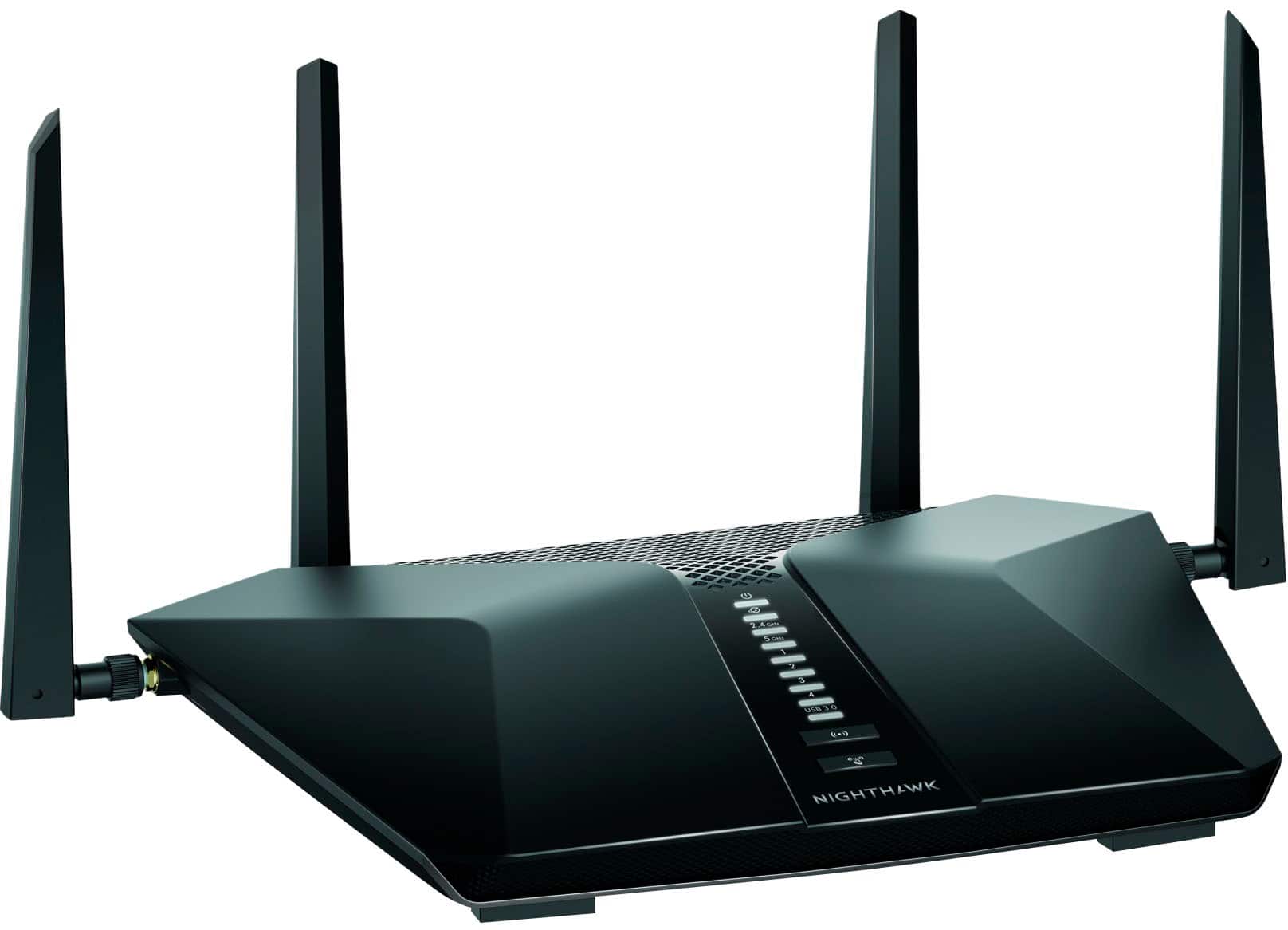 Angle. NETGEAR - Nighthawk AX5300 Dual-Band Wi-Fi 6 Router - Black.