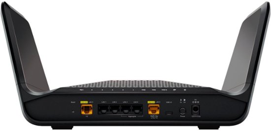 Alt View Zoom 11. NETGEAR - Nighthawk AXE7300 Tri-Band Wi-Fi Router - Black.