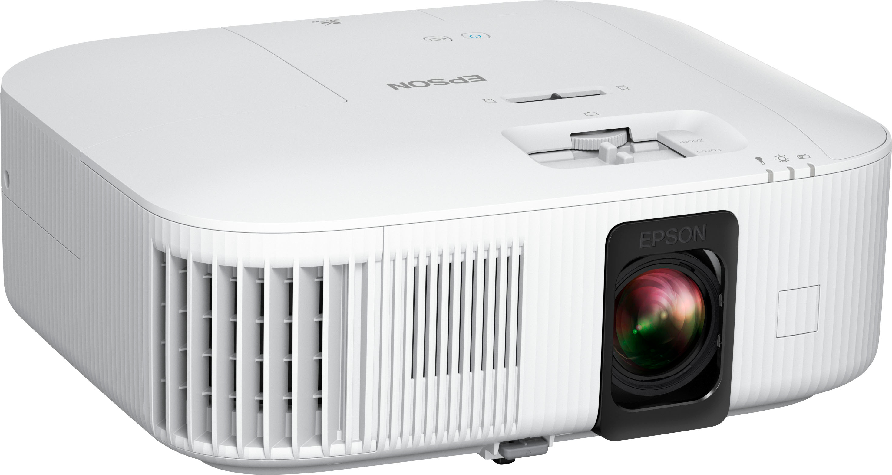 Angle View: Epson - Home Cinema 2350 4K PRO-UHD Smart Streaming Projector with Android TV - White