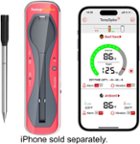 Thermopro Tp827bw Remote Meat Thermometer With Long Wireless Range And Dual  Stainless Steel Probes For Grilling Smoker Bbq Thermometer In Red : Target