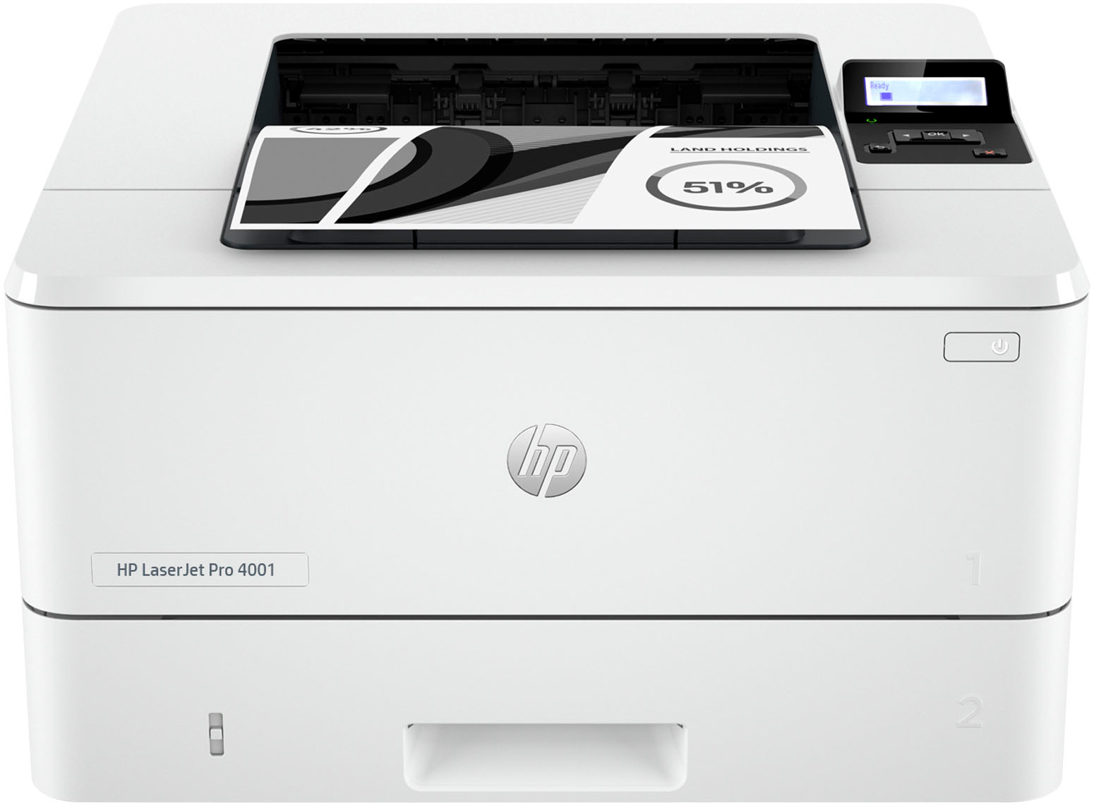 HP LaserJet Pro 4001n Black-and-White Laser Printer White HP LaserJet Pro 4001n - Best Buy