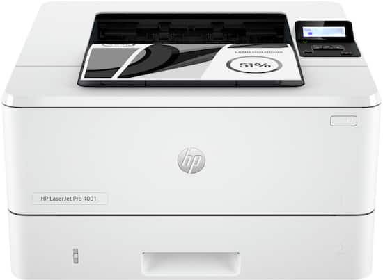 HP LaserJet Pro 4001n Black and White Laser Printer White HP