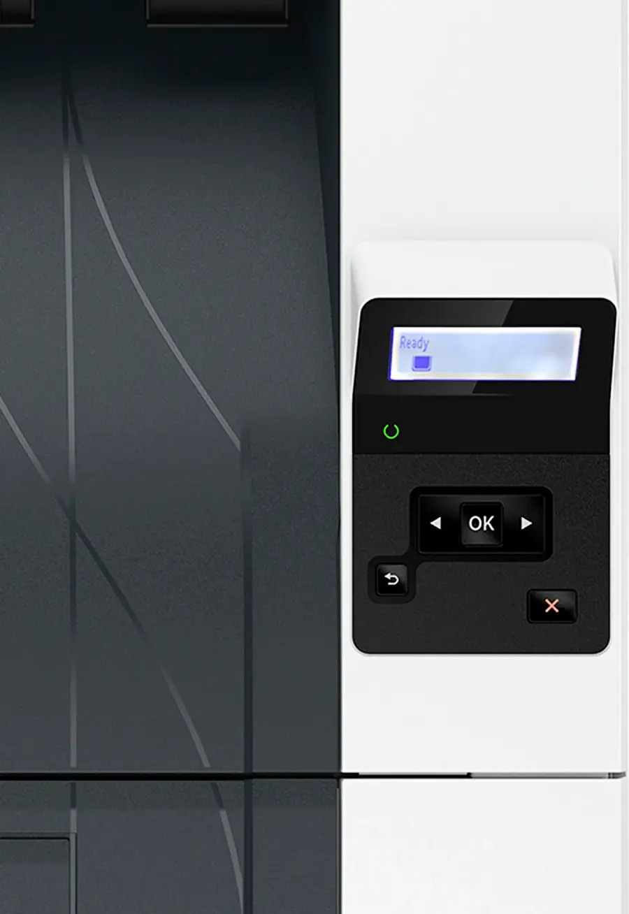 Alt View 15. HP - LaserJet Pro 4001n Black-and-White Laser Printer - White.