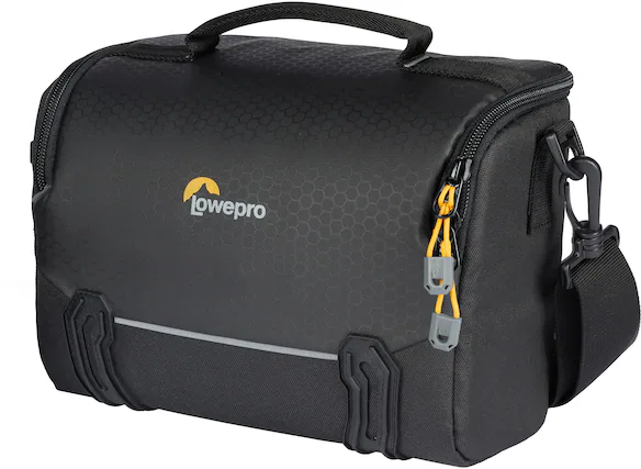 Angle. Lowepro - Adventura Go SH 160 Bag - Black.
