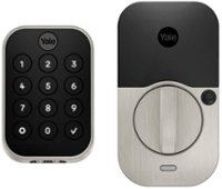 Yale - Assure Lock 2 - Smart Lock Keyless Bluetooth Deadbolt with Push Button Keypad Access - Satin Nickel - Front_Zoom