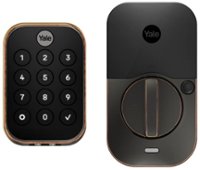 Yale - Assure Lock 2 - Smart Lock Keyless Bluetooth Deadbolt with Push Button Keypad Access - Oil Rubbed Bronze - Front_Zoom