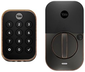 Yale - Assure Lock 2, Key-Free Pushbutton Lock with Bluetooth - Oil Rubbed Bronze - Front_Zoom