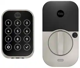 Yale - Assure Lock 2 - Smart Lock Keyless Wi-Fi Deadbolt with Touchscreen Keypad Access - Satin Nickel