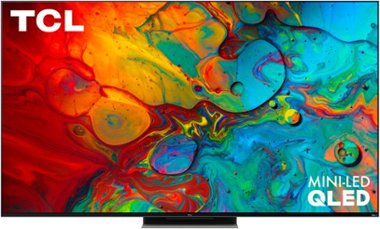 TCL - 55" Class 6-Series 4K Mini-LED UHD QLED Dolby Vision HDR Smart Roku TV - Front_Zoom