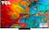 Front. TCL - 75" Class 6-Series 4K Mini-LED UHD QLED Dolby Vision HDR Smart Roku TV - Black.