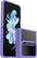 Angle. OtterBox - Thin Flex Series Carrying Case for Samsung Galaxy Flip4 - Sparkle Purplexing.