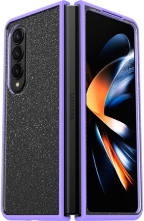 OtterBox - Thin Flex Series Carrying Case for Samsung Galaxy Fold4 - Sparkle Purplexing