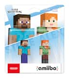 Nintendo - amiibo - Steve + Alex 2-pack - Super Smash Bros. Series - White