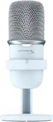 HyperX - SoloCast Wired Cardioid USB Condenser Gaming Microphone - White - Front_Zoom