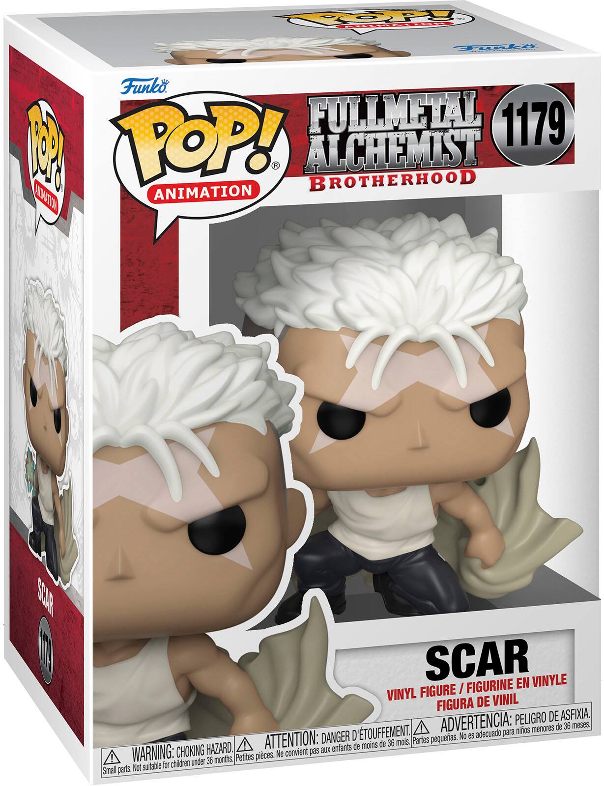 Angle. Funko - POP! Animation: Fullmetal Alchemist: Brotherhood - Scar.
