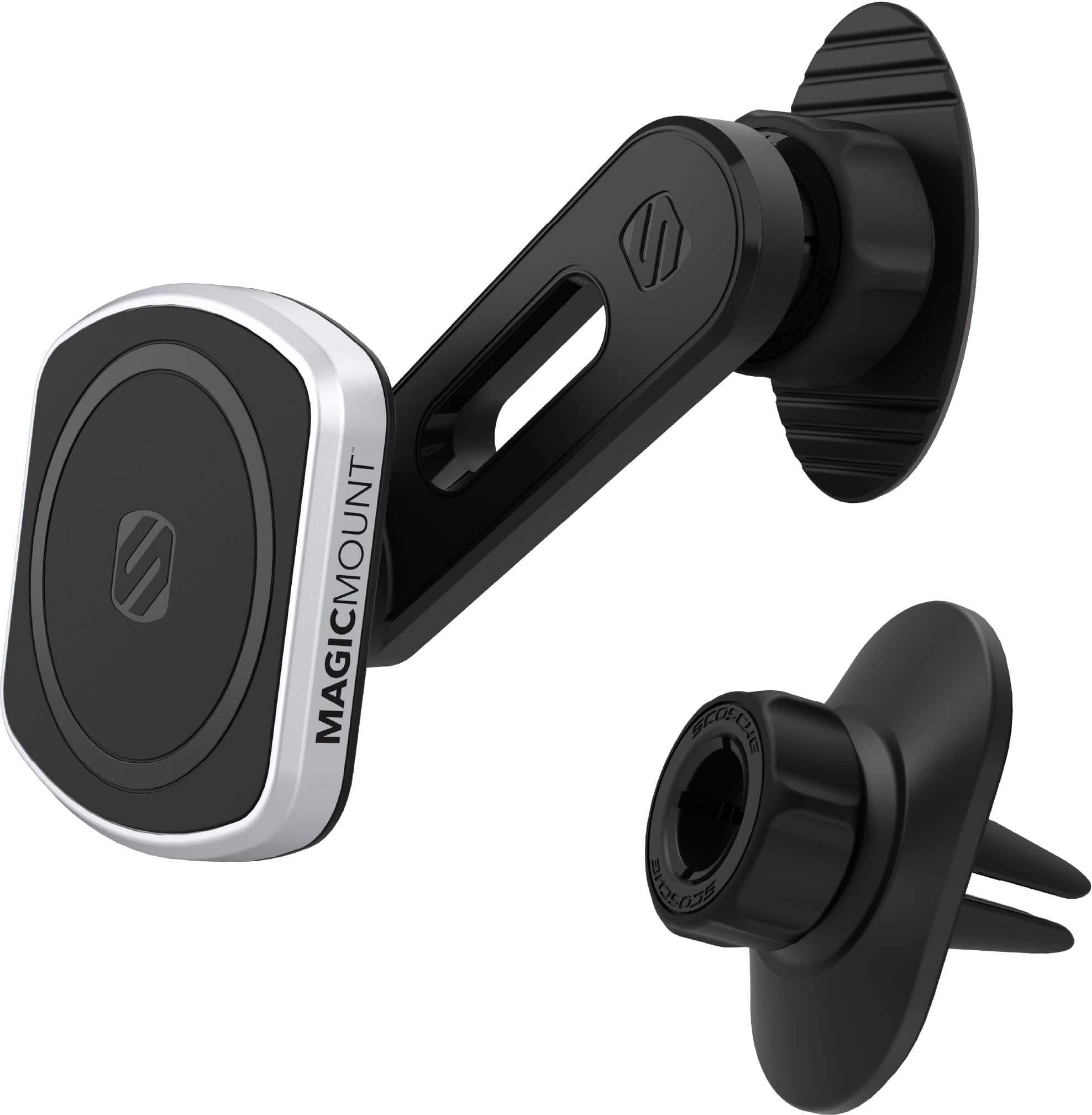Front. Scosche - MagicMount Pro² Dash/Vent Mount for most Cell Phones - Black.