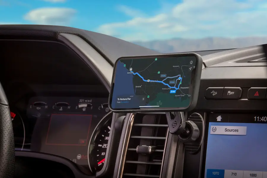 Alt View 16. Scosche - MagicMount Pro² Dash/Vent Mount for most Cell Phones - Black.