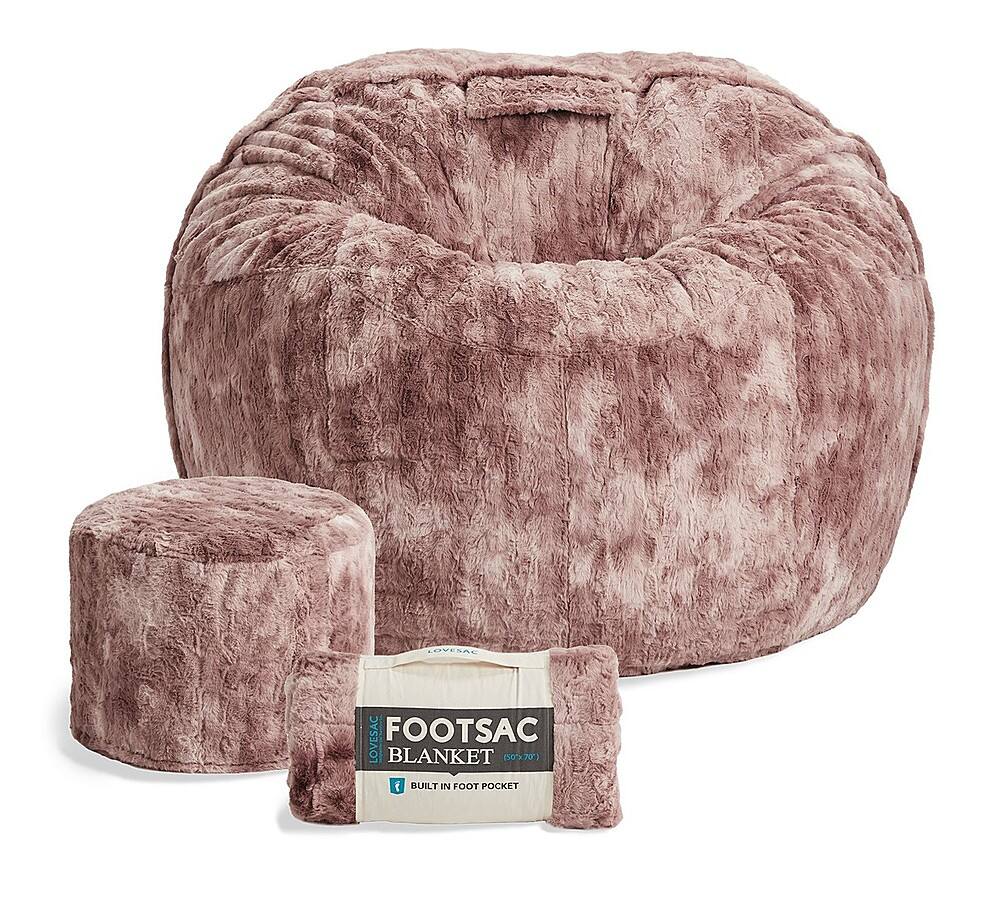 Best Buy: Lovesac Moviesac Bundle Rosé Ice Dyed Phur VM0782