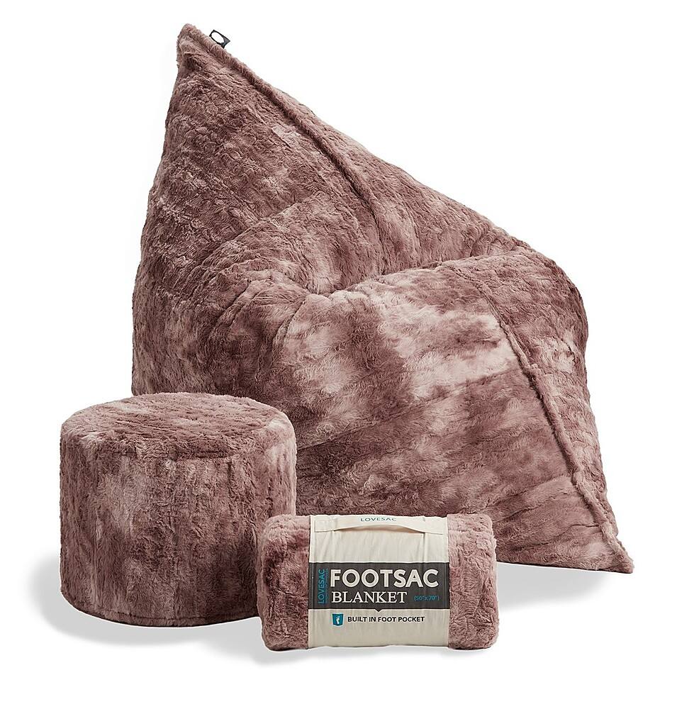 Best Buy Lovesac Rosé Ice Dyed Phur Pillowsac Bundle VP7289