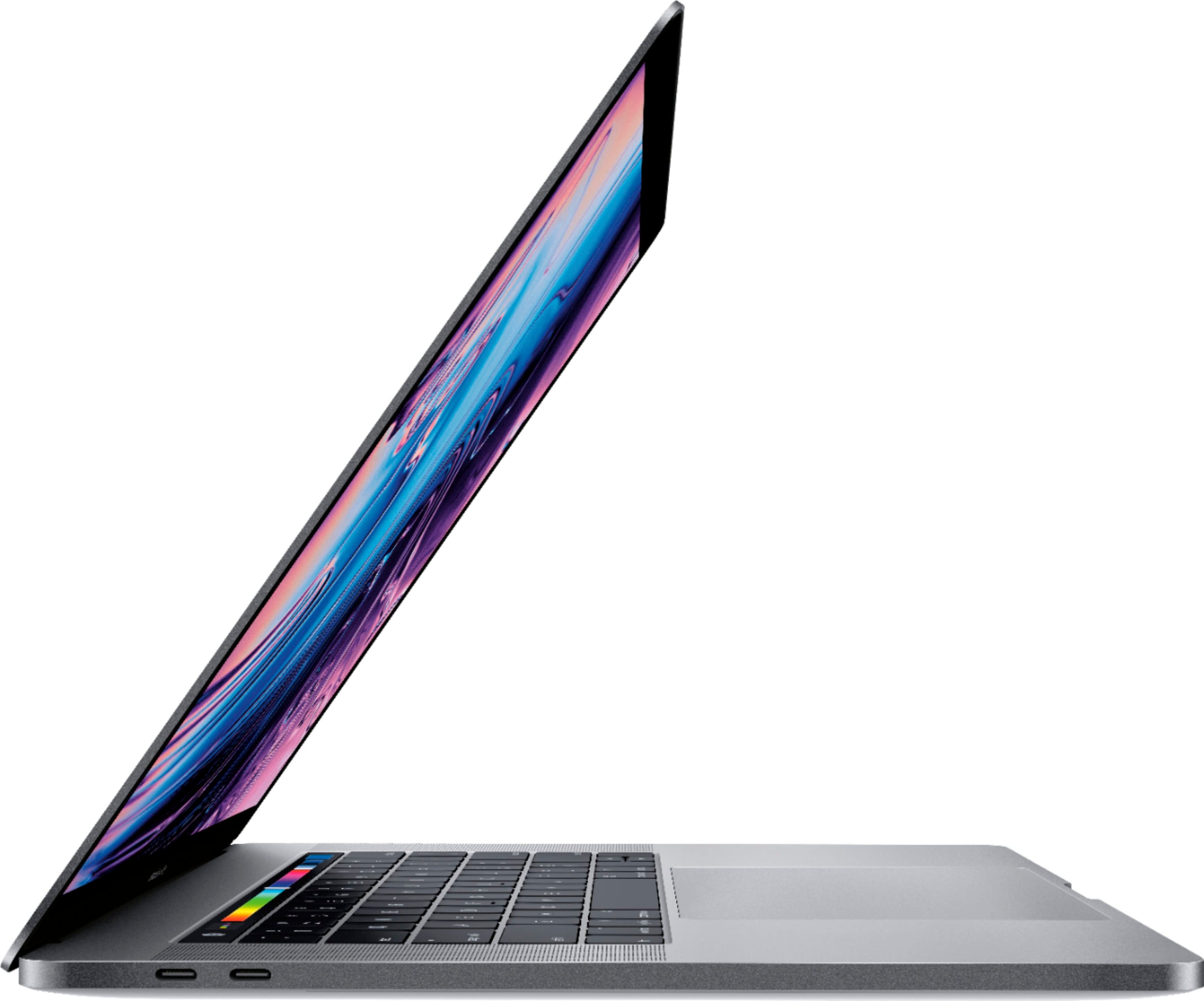 Alt View 11. Apple - Refurbished MacBook Pro - 15" Display with Touch Bar - Intel Core i7 - 16GB Memory - AMD Radeon Pro 555X - 256GB SSD - Space Gray.