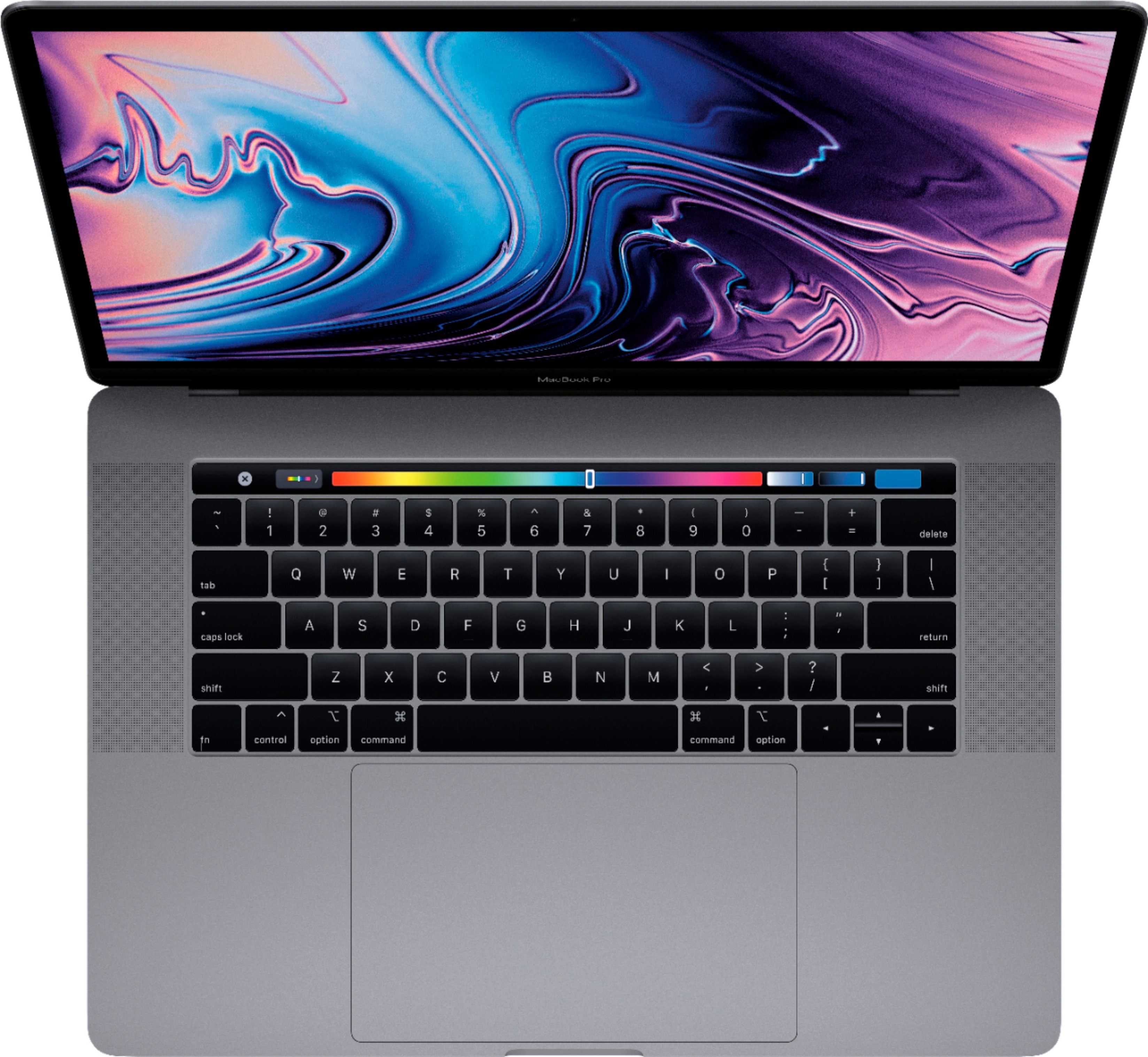 Apple MacBook Pro 15" Display with Touch Bar Intel Core i7 16GB Memory AMD Radeon Pro SSD Gray GSRF MR932LL/A - Best Buy